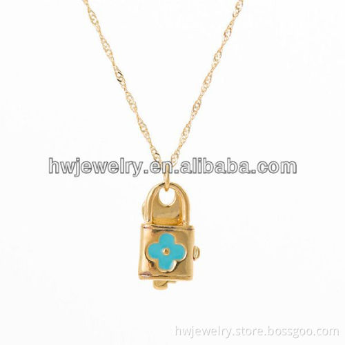 2014 pretty good design silver chain necklace